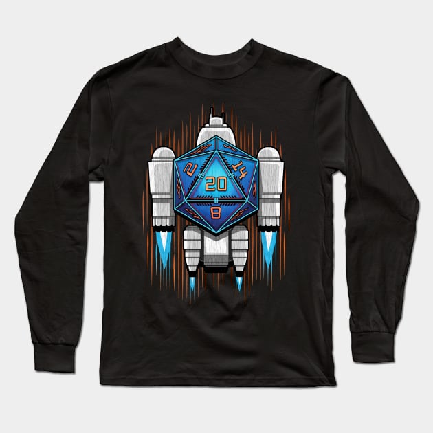 Starship D20 Long Sleeve T-Shirt by MaratusFunk